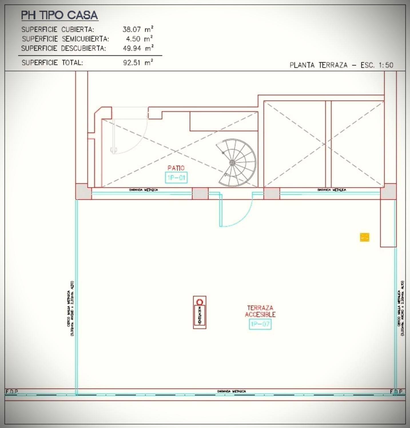 Hébergement de vacances Ph Tipo Casa Con Patio - Palermo Hollywood - A Cuadras De Santa Fe Y Juan B Justo Buenos Aires